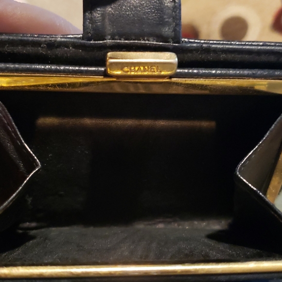 Authentic Chanel Black Caviar Leather Wallet - Picture 6 of 6